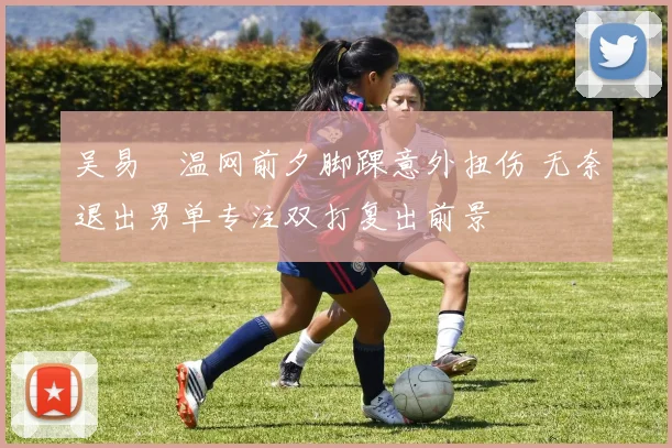 吴易昺温网前夕脚踝意外扭伤 无奈退出男单专注双打复出前景